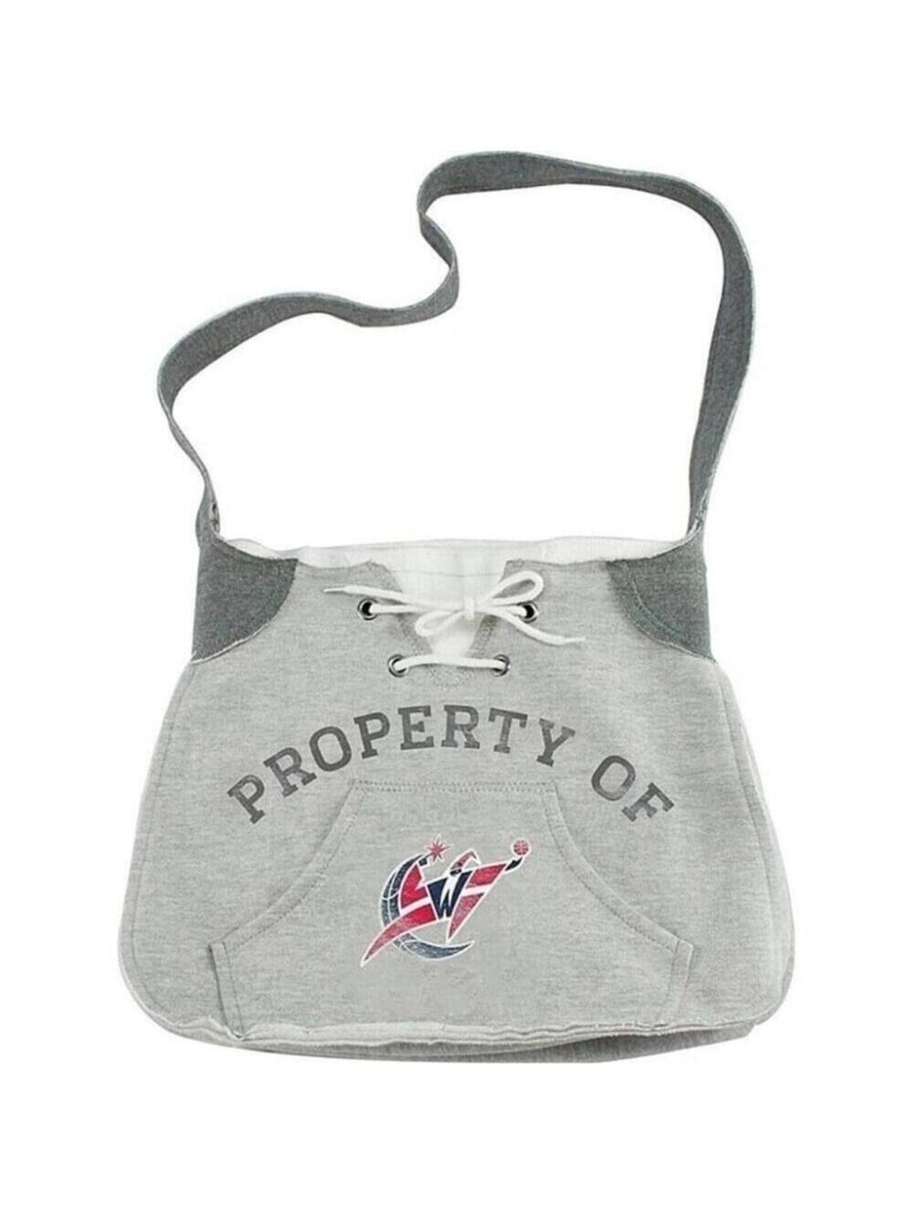 Hoodie Sling Bag NBA Washington Wizards Basketball Fan Gear Grey NEW WITH TAGS